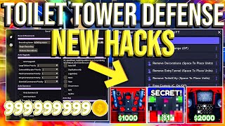 🧪EP 60 ROBLOX Toilet Tower Defense Script Hack  OP Auto Farm Infinite Range Units PASTEBIN 2023 [upl. by Haletky]