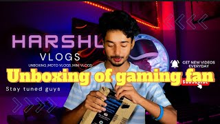 Unboxing of j20 gaming phone cooler gamingfans gamingfan [upl. by Nonnah]