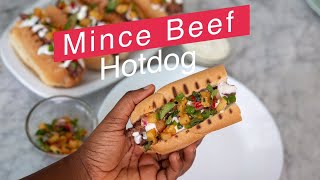 BEST Minced Beef Hot dog recipe EVER [upl. by Inobe630]