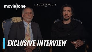 Megalopolis  Exclusive Interview  Francis Ford Coppola Adam Driver [upl. by Nevet]