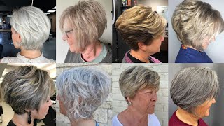 100 Top Trending haircuts for short hairstyles over 50 2024 ll Hairstylesid7gh [upl. by Orvie558]