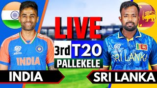 India vs Sri Lanka 3rd T20  Live Cricket Match Today  IND vs SL Live Match Today  2nd Innings [upl. by Depoliti]