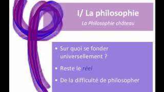 Cours de Philo  La Philosophie p3 [upl. by Eenimod]