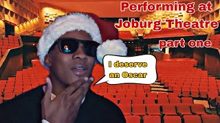 A Wisemans Tale My first performance at Joburg theatre [upl. by Rawdin]