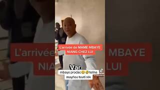 L’arrivèe de Mame mbaye Niang chez lui brom Prodac 😂😂😂😂 shorts 221live [upl. by Siward]