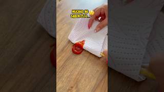 Recoger la salsa de una superficie nuca fue tan decir 😳 tips ideas lifehacks losabias [upl. by Osnofledi]