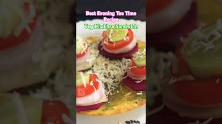 Best Evening Tea Time Recipe  Veg Khakhra Sandwich  Subscribe For more Recipes  shorts [upl. by Goff]