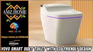 Describing VOVO Smart Bidet Toilet with EcoFriendly Design Amazon [upl. by Nomar924]