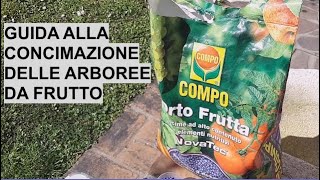 IMPARIAMO A CONCIMARE LE PIANTE DA FRUTTO  Tutorial sulla concimazione delle arboree  WampA Gardens [upl. by Nonah]