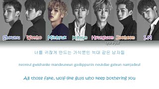 MONSTA X 몬스타엑스  Hero Color Coded HanRomEng Lyrics  by YankaT [upl. by Wier]