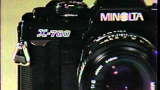 Minolta XGA amp X700 TV Commercial Shutan Camera 1982 [upl. by Eitsud]