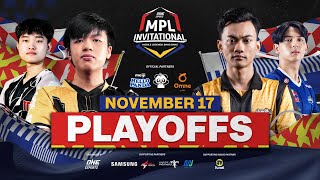 FILIPINO ONE Esports MPL Invitational 2023  Day 3  Playoffs [upl. by Armmat]