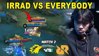 FIRST TIME LIAT IRRAD JUNGLER RRQ VS ONIC GILA SEJAGO INI SI IRRAD [upl. by Hoban]