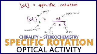 Specific Rotation and Observed Rotation Calculations in Optical Activity [upl. by Romilda218]