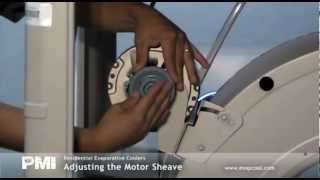 How to Adjust the Motor Sheave on a PMI Residential Cooler [upl. by Henrik]