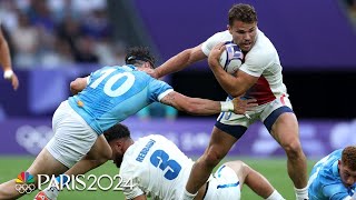 France v Uruguay  Paris Olympics 2024 Mens Rugby Highlights  NBC Sports [upl. by Eatnohs]