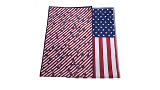 MISSION HydroActive 2pack Stars and Stripes Cooling Towe [upl. by Tullusus188]