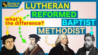 Lutheran Reformed Methodist amp Baptist Whats the Difference [upl. by Dleifniw498]