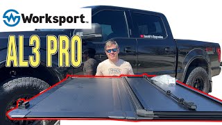 Worksport AL3 Pro Tonneau Cover Install [upl. by Vitek622]