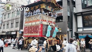 4K quotHokohikizomeTsukiKanko and Niwatoriquot at the Gion Festival 2024 [upl. by Laerdna]