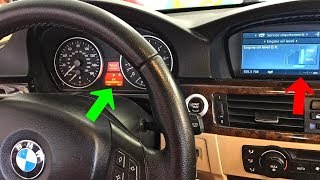 HOW TO CHECK ENGINE OIL LEVEL ON BMW E90 E91 E92 E93 [upl. by Nash]