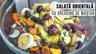 Cea mai bună salată orientală  rețeta cu dressing de muștar  Bucate Aromate [upl. by Fania]