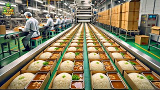 How Millions of Ready Meals Are Made in a Factory  Ready Meals Factory Process [upl. by Rakia829]