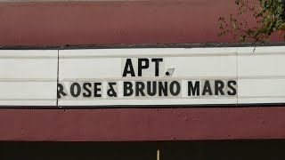 Apt Rose amp Bruno Mars Marquee The Roxy Sunset Blvd West Hollywood Los Angeles CA US October 19 2024 [upl. by Valina]