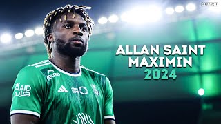 Allan SaintMaximin 2024  Magic Dribbling Skills Goals amp Assists  HD [upl. by Anilos]