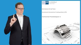 IHK Info zur Ausbildung der Technischen Produktdesigner nach dem ISOGPSSystem [upl. by Nelon]