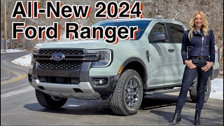 AllNew 2024 Ford Ranger review  Look out Toyota Tacoma [upl. by Nosidam239]