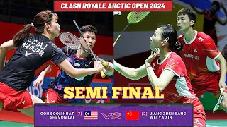 SF🇲🇾Goh Soon HuatShevon Lai VS 🇨🇳Jiang Zhen BangWei Ya Xin🔥 ArcticOpen2024 [upl. by Shifra]