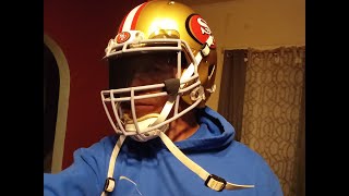 DIY 49ERS Riddell Speed Helmet [upl. by Nairadal]