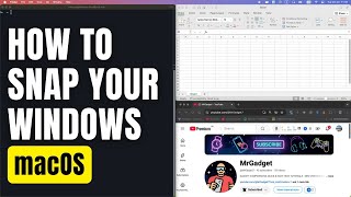 How To Snap Windows in macOS in Minutes [upl. by Evets629]