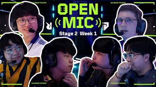 Open Mic Ep1 VCT Pacific 2024 Stage 2 [upl. by Netsud616]