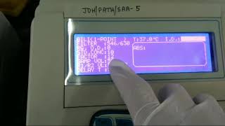 Total Bilirubin programming in the ERBA chem 5 analyser [upl. by Percy]