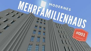 Minecraft Wir bauen ein Modernes Mehrfamilienhaus 001 Oh wie Modern [upl. by Garmaise432]