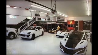 CHECK OUT THIS INSANE CUSTOM GARAGE [upl. by Tatianna]