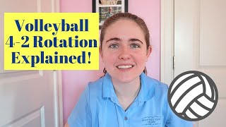 How to Run a 42 Volleyball Rotation  Middle Follow Setter [upl. by Millie538]