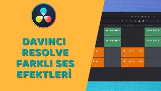 DaVinci Resolve  Farklı Ses Efektleri Ekleyin [upl. by Gregorio]