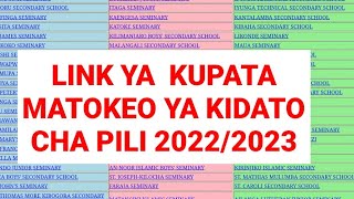 Jinsi ya Kutazama Matokeo ya kidato cha PILI 20222023 bonyeza hapa kutazama👉👉 [upl. by Learsi]