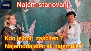 Najem stanovanj Kdo je bolj zaščiten  Najemodajalec ali najemnik [upl. by Soalokin565]