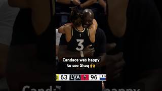 Shaq amp Candace Parker after the Aces dub 🫶 wnba [upl. by Hannah]