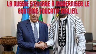 La Russie sengage à moderniser le système éducatif malien [upl. by Craven]