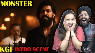 KGF CHAPTER 2 MASS INTRO SCENE REACTION  Yash  Parbrahm Singh [upl. by Noreik132]