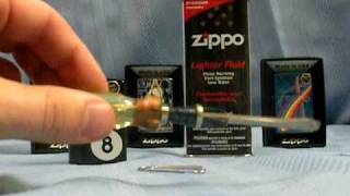 How to refill your Zippo Lighter with Flint and Fluid [upl. by Sivla]