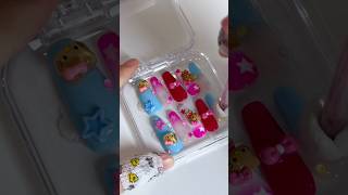 Asmr packing📦 pressonnails fypシ゚viral naildesign hellokitty beautytips artisanworkshop cute [upl. by Dinny]