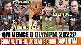 CARIANI ITINHO JORLAN E CHAIN OPINAM QM LEVA O OLYMPIA 2022 RAMY HADI  CURRY OU NICK WALKER [upl. by Airpal604]