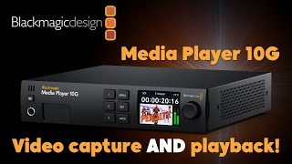 Introducing the NEW Blackmagic Design Media Player 10G [upl. by Aiciles]