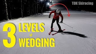 Ski LESSON 3 Levels of WEDGING [upl. by Winterbottom]